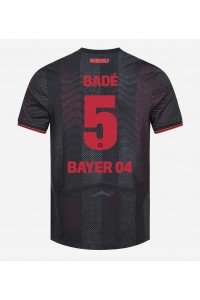 Bayer Leverkusen Loic Bade #5 Jalkapallovaatteet Kotipaita 2025-26 Lyhythihainen